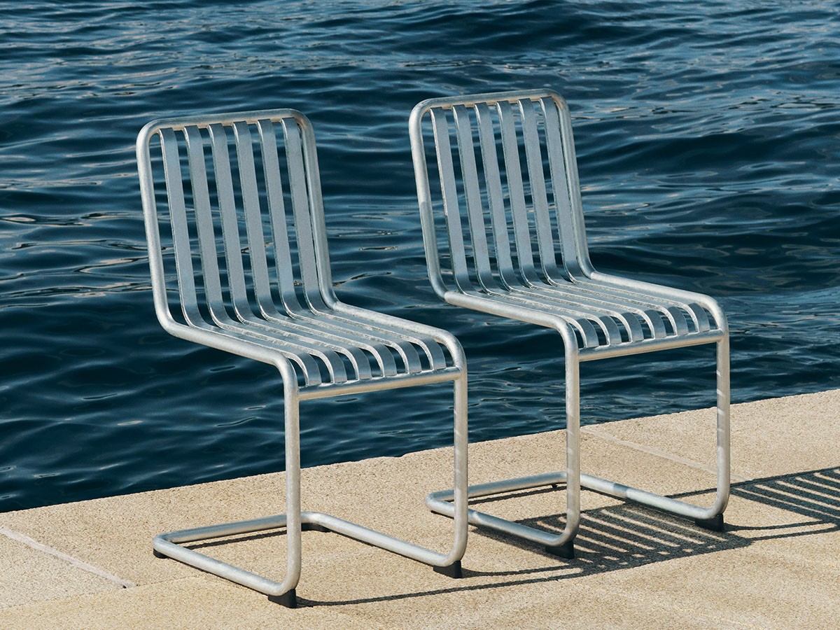 HAY PALISSADE CANTILEVER CHAIR HOT GALVANISED / ヘイ パリサード カンチレバー チェア ホットガルバナイズド （チェア・椅子 > ダイニングチェア） 4