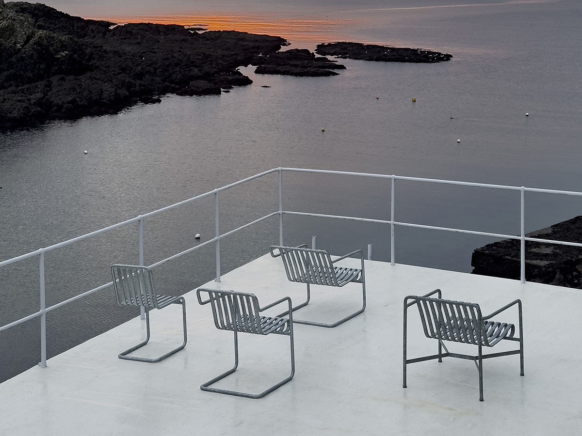 HAY PALISSADE CANTILEVER CHAIR HOT GALVANISED / ヘイ パリサード カンチレバー チェア ホットガルバナイズド （チェア・椅子 > ダイニングチェア） 14
