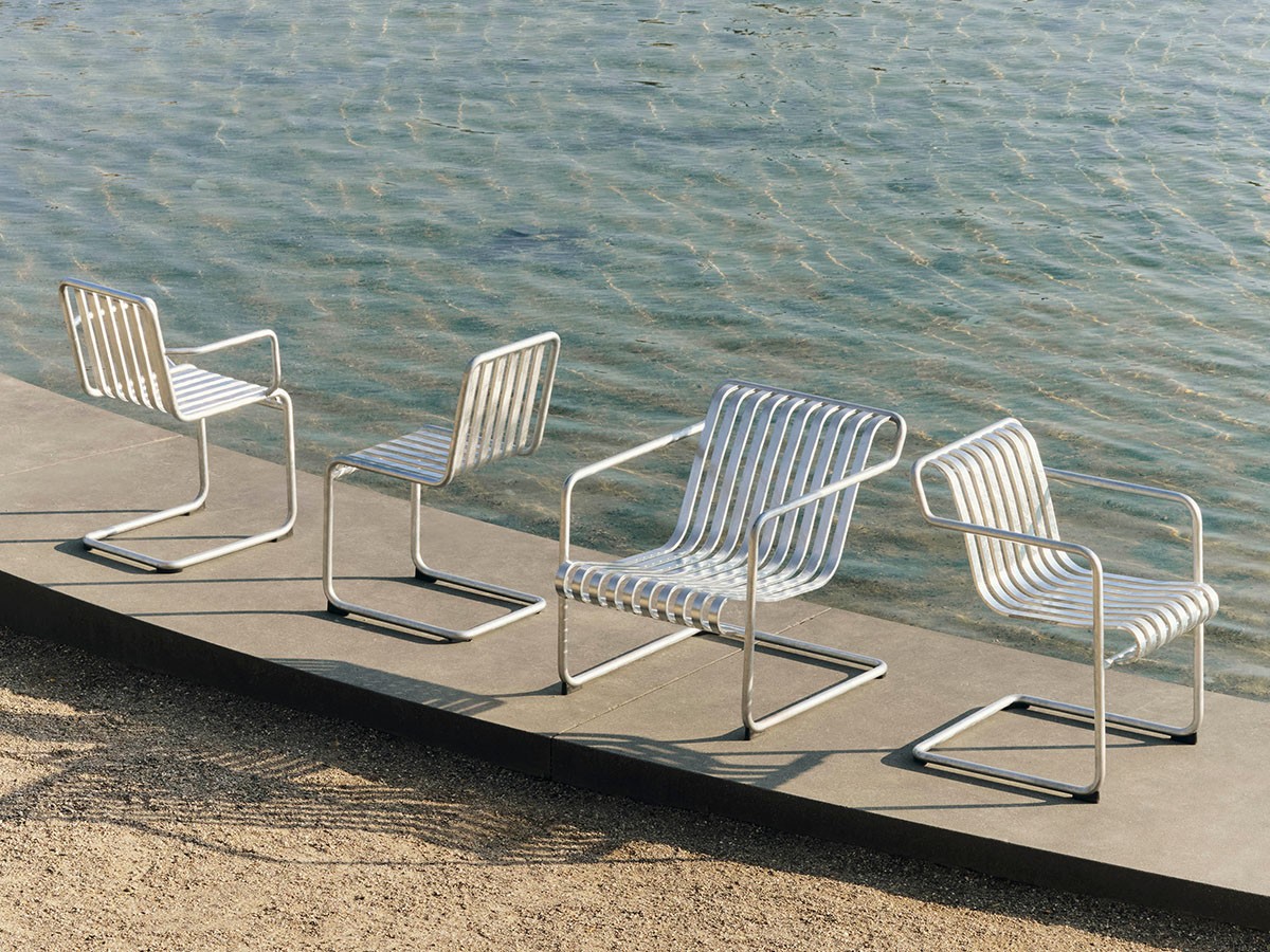 HAY PALISSADE CANTILEVER CHAIR HOT GALVANISED / ヘイ パリサード カンチレバー チェア ホットガルバナイズド （チェア・椅子 > ダイニングチェア） 7