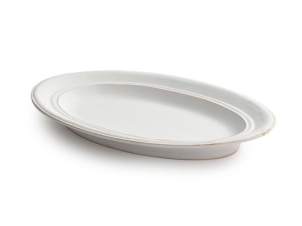 MISHIM POTTERY CREATION StiLL oval plate / ミシンポタリークリエイション スティル オーバルプレート（胡粉） （食器・テーブルウェア > 皿・プレート） 2