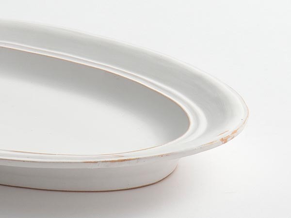 MISHIM POTTERY CREATION StiLL oval plate / ミシンポタリークリエイション スティル オーバルプレート（胡粉） （食器・テーブルウェア > 皿・プレート） 18