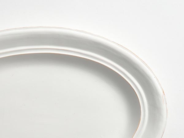 MISHIM POTTERY CREATION StiLL oval plate / ミシンポタリークリエイション スティル オーバルプレート（胡粉） （食器・テーブルウェア > 皿・プレート） 19