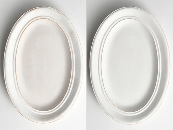 MISHIM POTTERY CREATION StiLL oval plate / ミシンポタリークリエイション スティル オーバルプレート（胡粉） （食器・テーブルウェア > 皿・プレート） 24