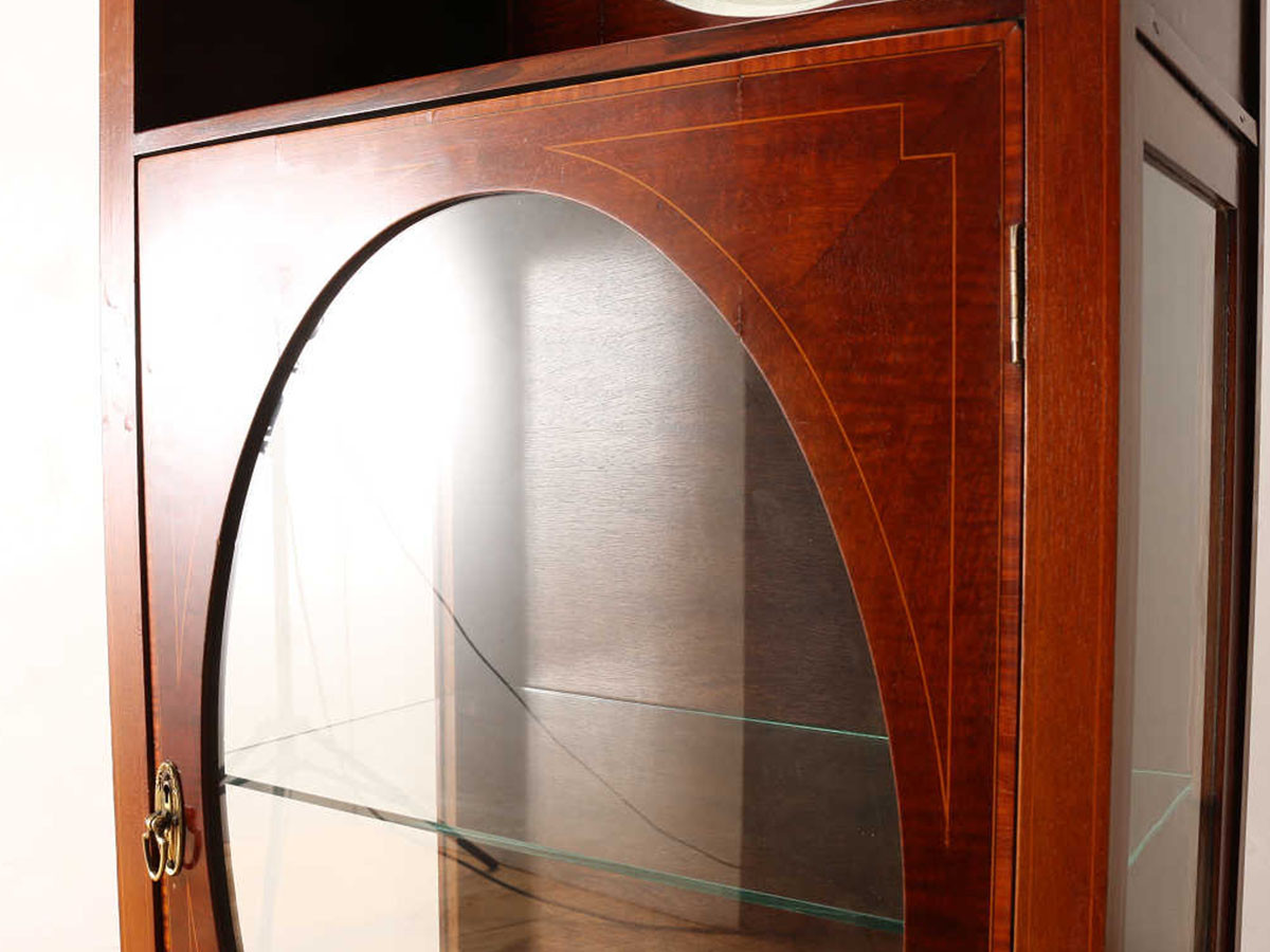 Lloyd's Antiques Real Antique 
Mirrorback Display Cabinet / ロイズ・アンティークス イギリスアンティーク家具
ミラーバック ディスプレイキャビネット （収納家具 > キャビネット） 5