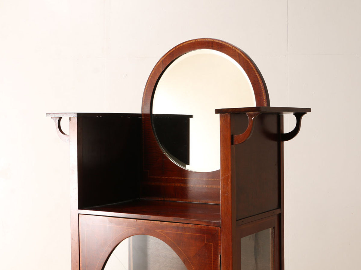 Lloyd's Antiques Real Antique 
Mirrorback Display Cabinet / ロイズ・アンティークス イギリスアンティーク家具
ミラーバック ディスプレイキャビネット （収納家具 > キャビネット） 3