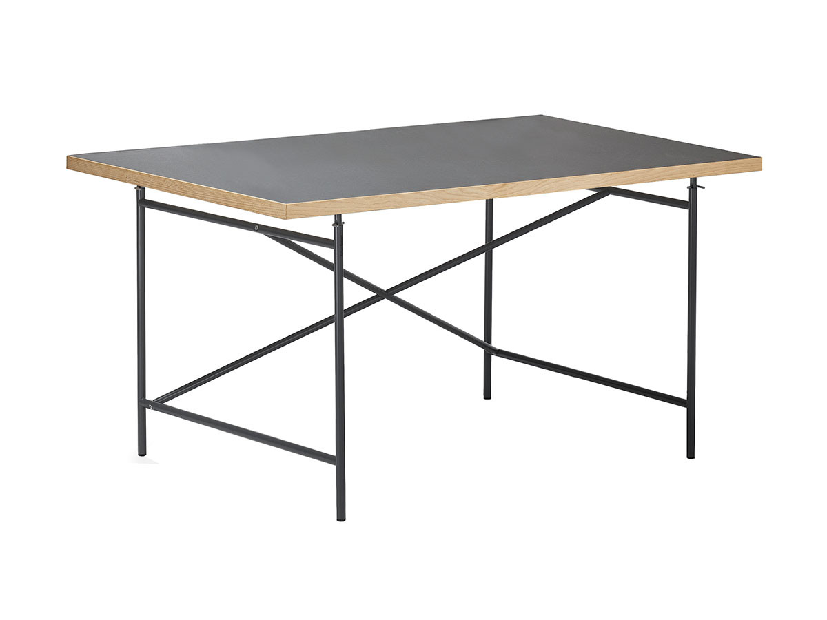 RICHARD LAMPERT Eiermann Table 1400 / リチャード・ランパート アイアーマン テーブル 1400 リノリウムブラック （デスク・机 > デスク・パソコンデスク・袖机） 1