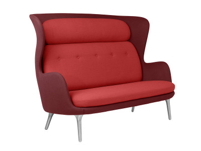 レッド・赤色の二人掛けソファ - インテリア・家具通販【FLYMEe】