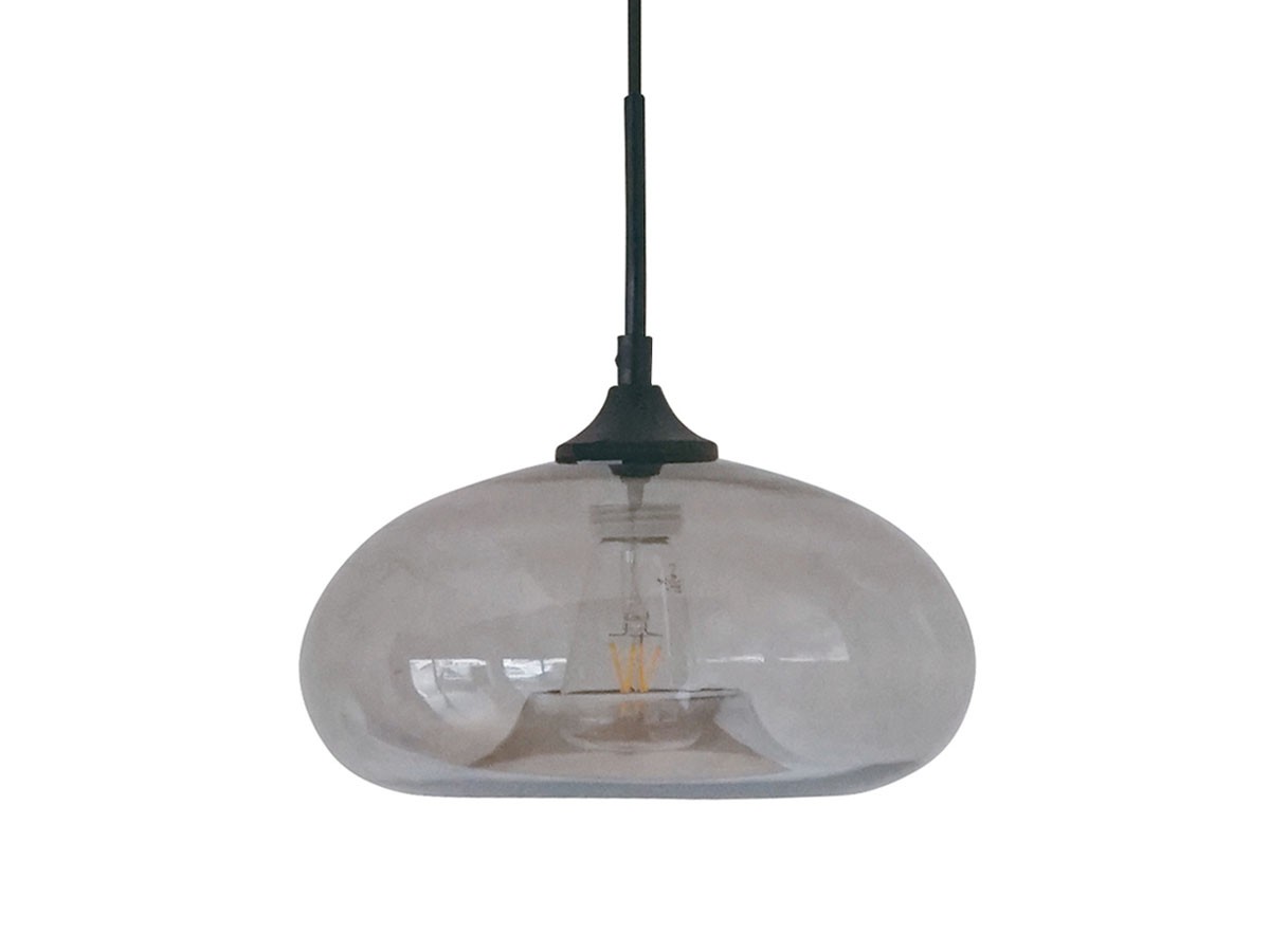 Gray Glass Pendant Light Shade / グレー グラスペンダントシェード ディスク （ライト・照明 > ペンダントライト） 31