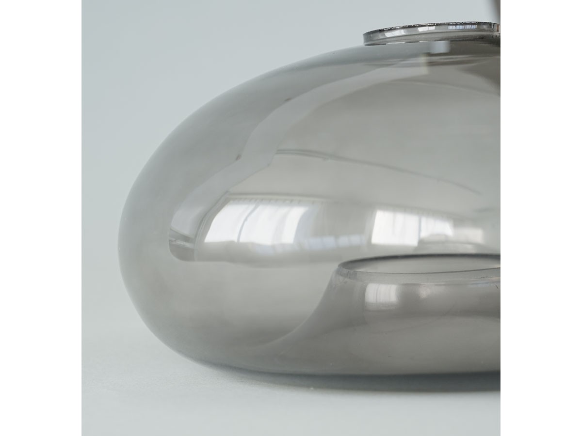 Gray Glass Pendant Light Shade / グレー グラスペンダントシェード ディスク （ライト・照明 > ペンダントライト） 28