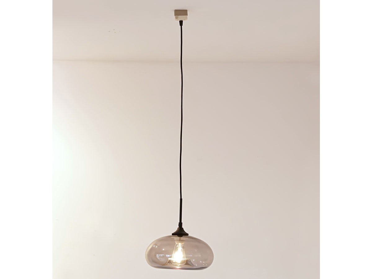 Gray Glass Pendant Light Shade / グレー グラスペンダントシェード ディスク （ライト・照明 > ペンダントライト） 22