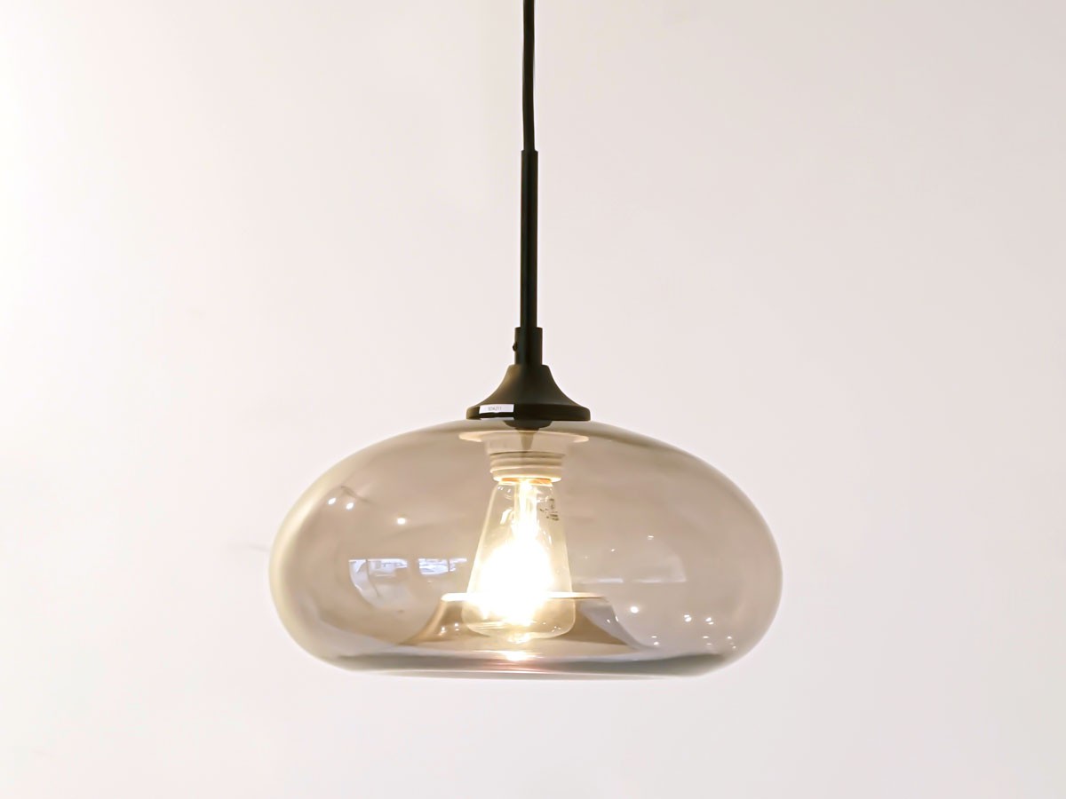 Gray Glass Pendant Light Shade / グレー グラスペンダントシェード ディスク （ライト・照明 > ペンダントライト） 24