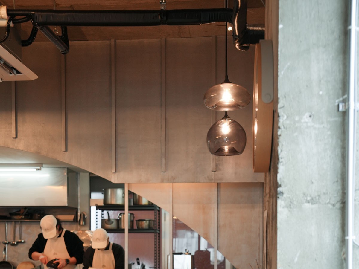 Gray Glass Pendant Light Shade / グレー グラスペンダントシェード ディスク （ライト・照明 > ペンダントライト） 6