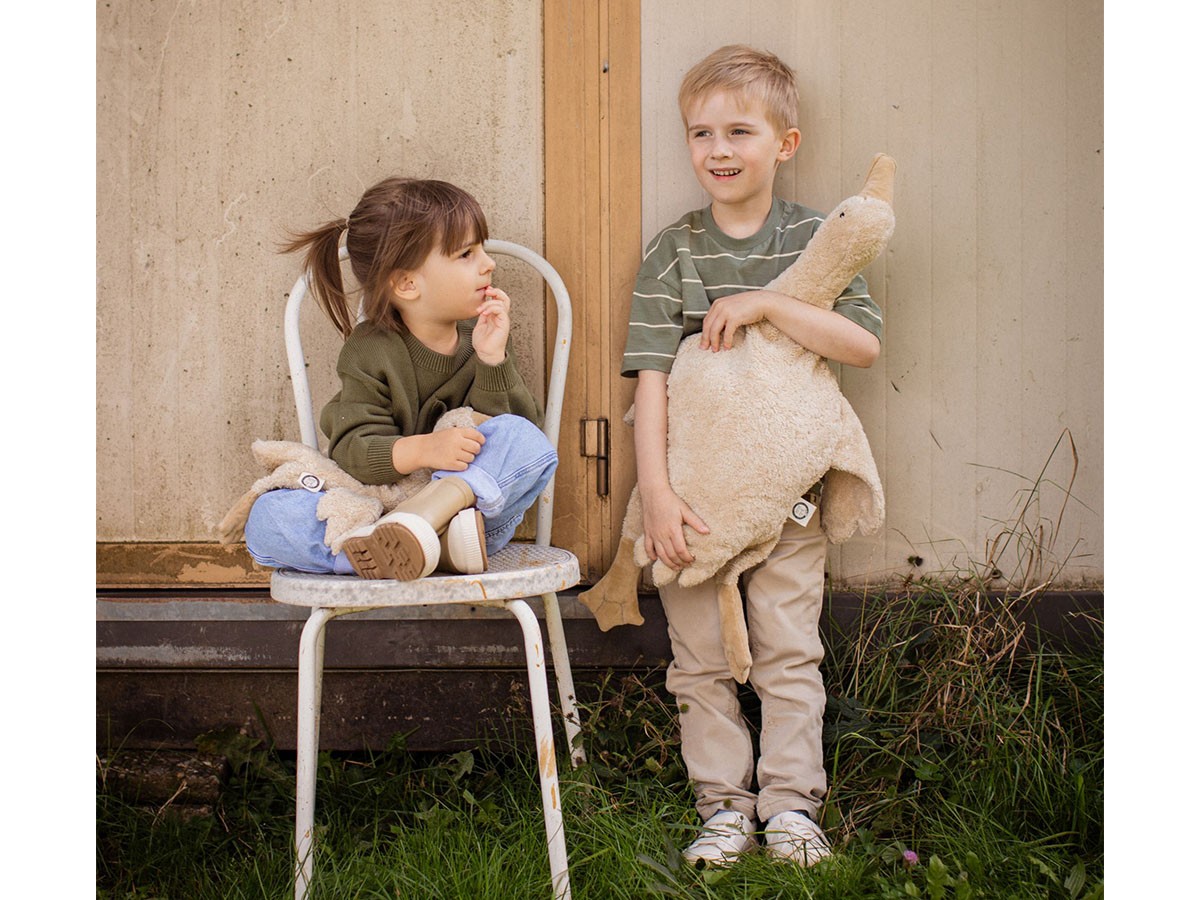 SENGER Naturwelt Cuddly Animal Goose / ゼンガーナチュウェルト カドリーアニマル グース S（リネン） （キッズ家具・ベビー用品 > おもちゃ・玩具） 12