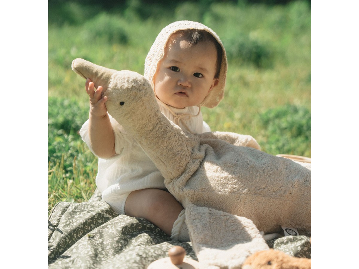 SENGER Naturwelt Cuddly Animal Goose / ゼンガーナチュウェルト カドリーアニマル グース L（リネン） （キッズ家具・ベビー用品 > おもちゃ・玩具） 18