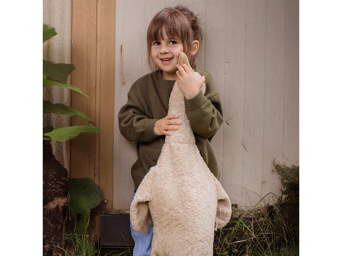 SENGER Naturwelt Cuddly Animal Goose / ゼンガーナチュウェルト カドリーアニマル グース L（リネン） （キッズ家具・ベビー用品 > おもちゃ・玩具） 14