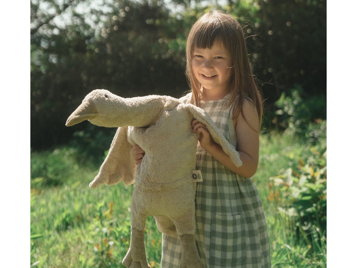 SENGER Naturwelt Cuddly Animal Goose / ゼンガーナチュウェルト カドリーアニマル グース L（リネン） （キッズ家具・ベビー用品 > おもちゃ・玩具） 7