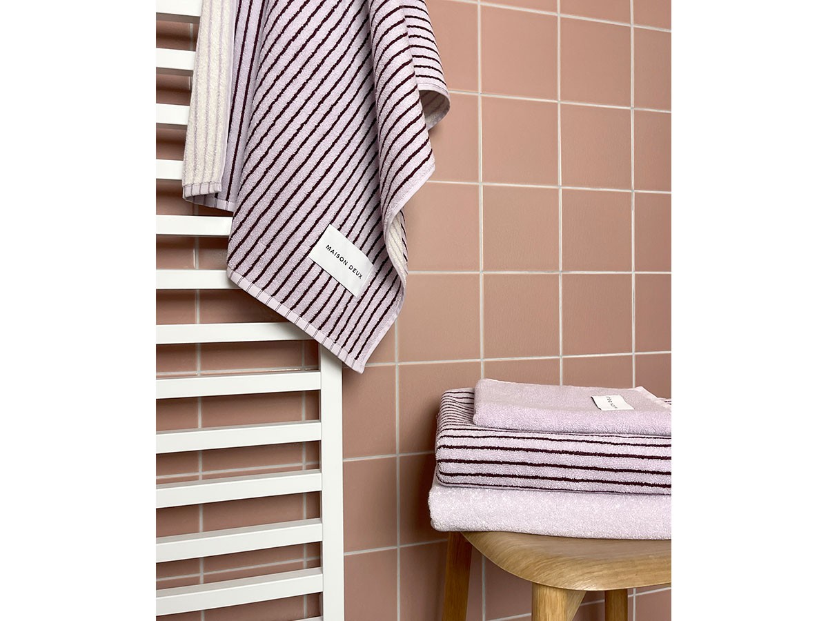 MAISON DEUX Dual Stripe Bath Towel / メゾン・ドゥ デュアルストライプ バスタオル （インテリア雑貨 > タオル） 15