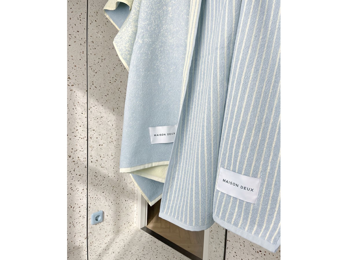 MAISON DEUX Dual Stripe Bath Towel / メゾン・ドゥ デュアルストライプ バスタオル （インテリア雑貨 > タオル） 13