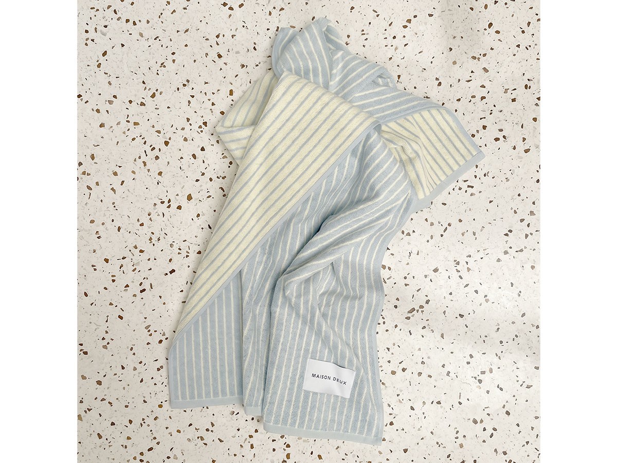 MAISON DEUX Dual Stripe Bath Towel / メゾン・ドゥ デュアルストライプ バスタオル （インテリア雑貨 > タオル） 12
