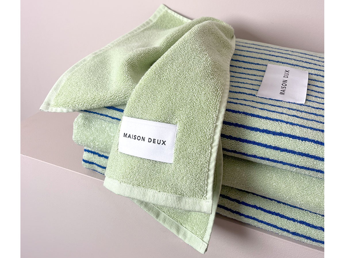 MAISON DEUX Dual Stripe Bath Towel / メゾン・ドゥ デュアルストライプ バスタオル （インテリア雑貨 > タオル） 16