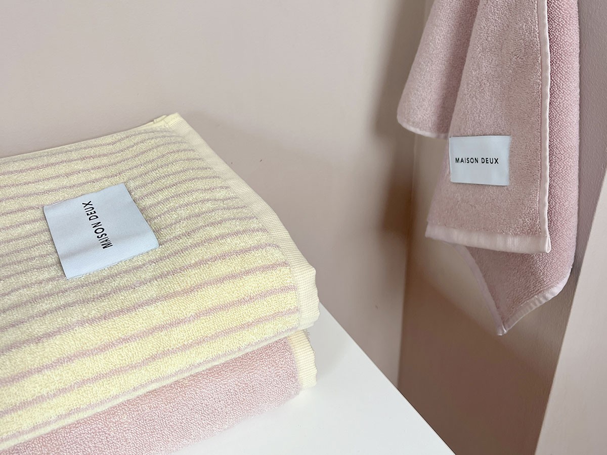 MAISON DEUX Dual Stripe Bath Towel / メゾン・ドゥ デュアルストライプ バスタオル （インテリア雑貨 > タオル） 11