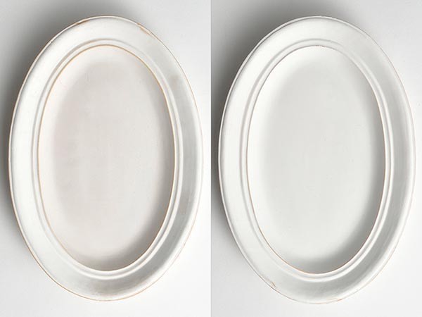 MISHIM POTTERY CREATION StiLL oval plate + stand / ミシンポタリークリエイション スティル オーバルプレート + スタンド（胡粉） （食器・テーブルウェア > 皿・プレート） 19