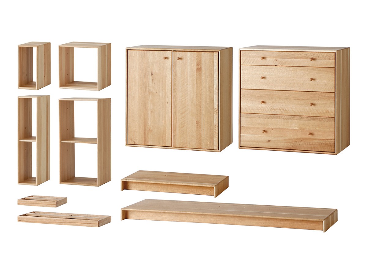 日進木工 ac-cent KIBAKO / にっしんもっこう アクセント キバコ 板扉キャビネット （収納家具 > キャビネット） 2