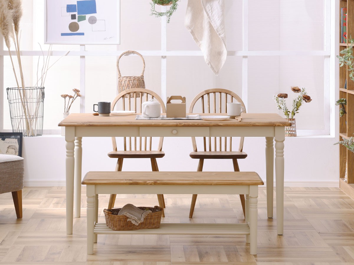 mam Fennel dining table / マム フィンネル ダイニングテーブル 幅140cm （テーブル > ダイニングテーブル） 4