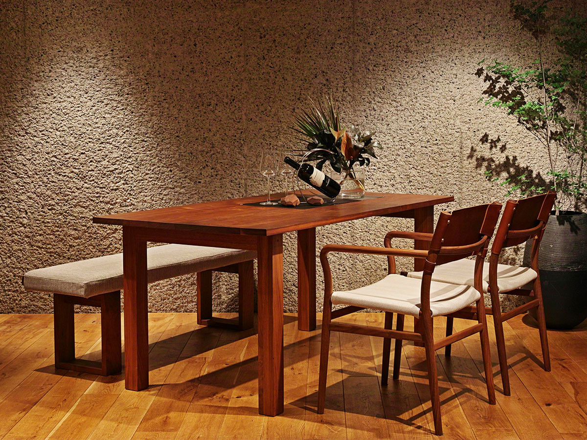 マスターウォール ワイルドウッド ダイニングテーブル W1200×D900mm ウォールナット WILDWOOD DINING TABLE  WWDT12090SL Masterwal 正規販売店 通販 