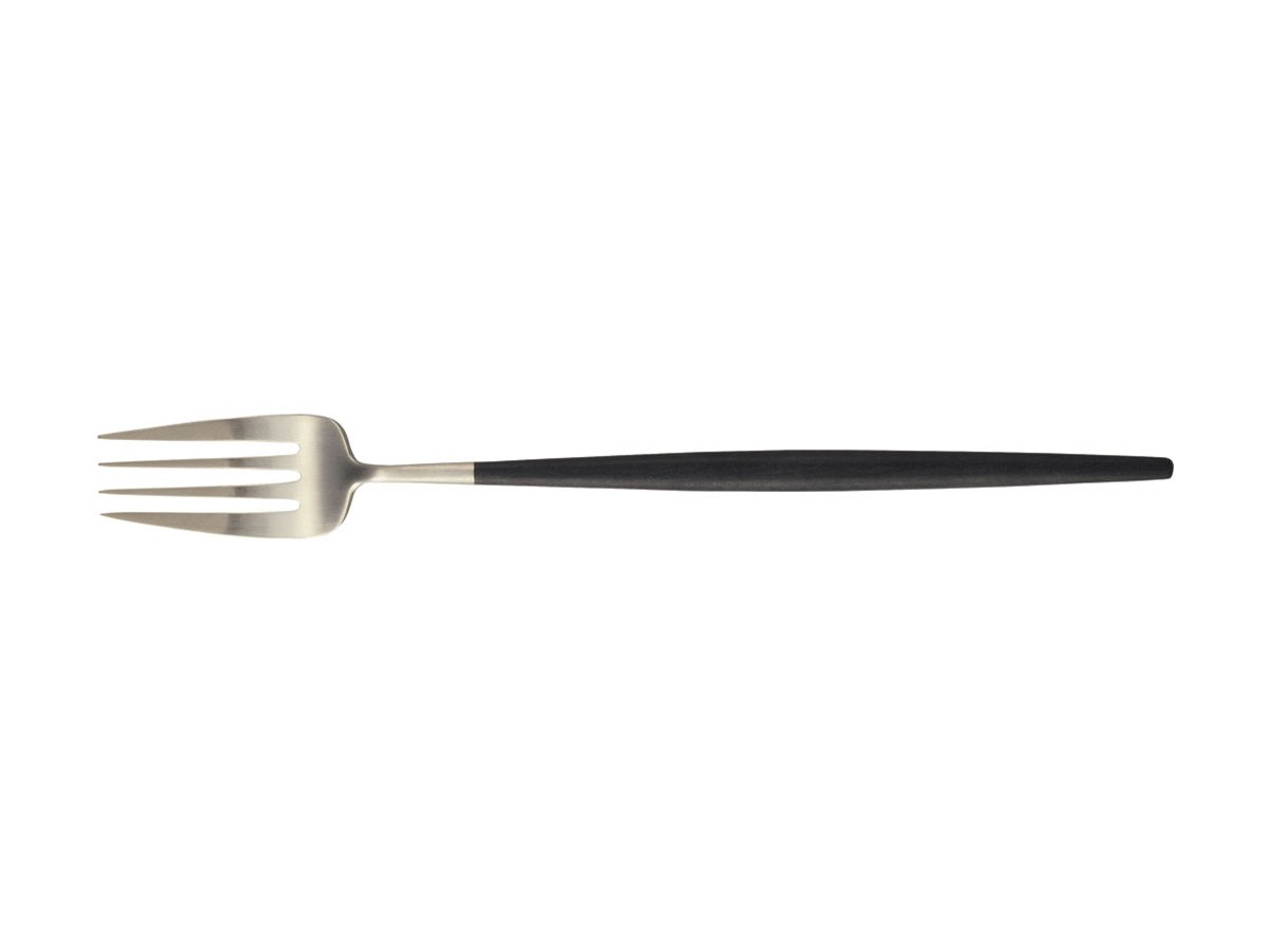 Cutipol GOA Serving Spoon & Fork / クチポール ゴア サービングスプーン & フォーク（ブラック × シルバー） （食器・テーブルウェア > カトラリー） 4