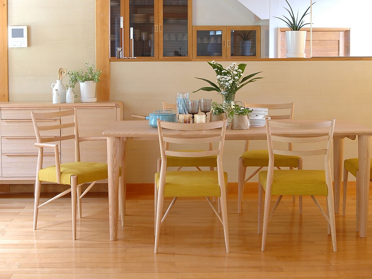 日進木工 GROW Four-leg Table / にっしんもっこう グロウ 4本脚テーブル （テーブル > ダイニングテーブル） 5