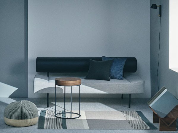 IDEE DIVANCO SOFA Round（2） / イデー ディヴァンコ ソファ ラウンド（2）ブラック × ライトグレー （ソファ > 二人掛けソファ） 3