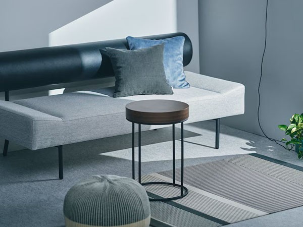 IDEE DIVANCO SOFA Round（2） / イデー ディヴァンコ ソファ ラウンド（2）ブラック × ライトグレー （ソファ > 二人掛けソファ） 4