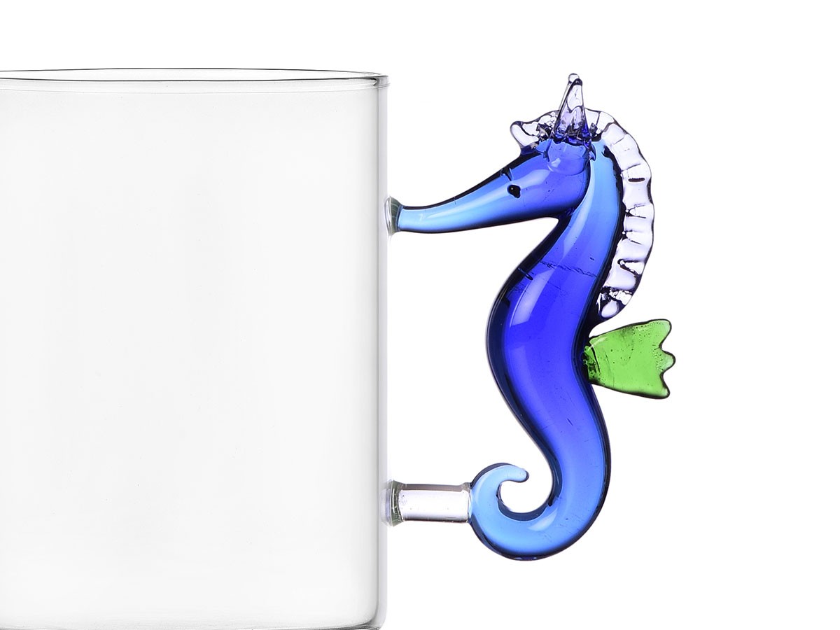 ICHENDORF MILANO Marine Garden Mug 
Seahorse with Fin Green / イッケンドルフ・ミラノ マリンガーデン マグ 
シーホース 背びれグリーン 450ml （食器・テーブルウェア > マグカップ） 2