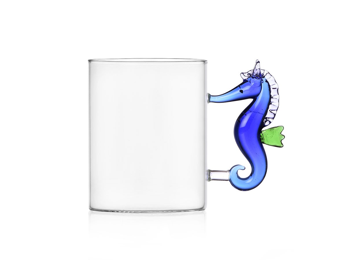 ICHENDORF MILANO Marine Garden Mug 
Seahorse with Fin Green