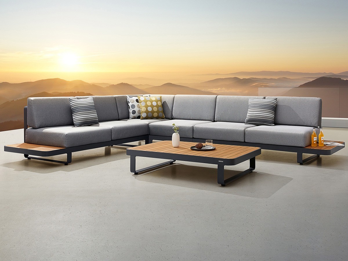 HIGOLD CARRIBEAN Middle Sofa / ヒゴールド カリビアン 305110 ミドルソファ （ガーデンファニチャー・屋外家具 > ガーデンソファ・アウトドアソファ） 2