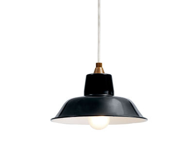 IDEE PORCELAIN ENAMELED IRON LAMP Black / イデー ホーローランプ