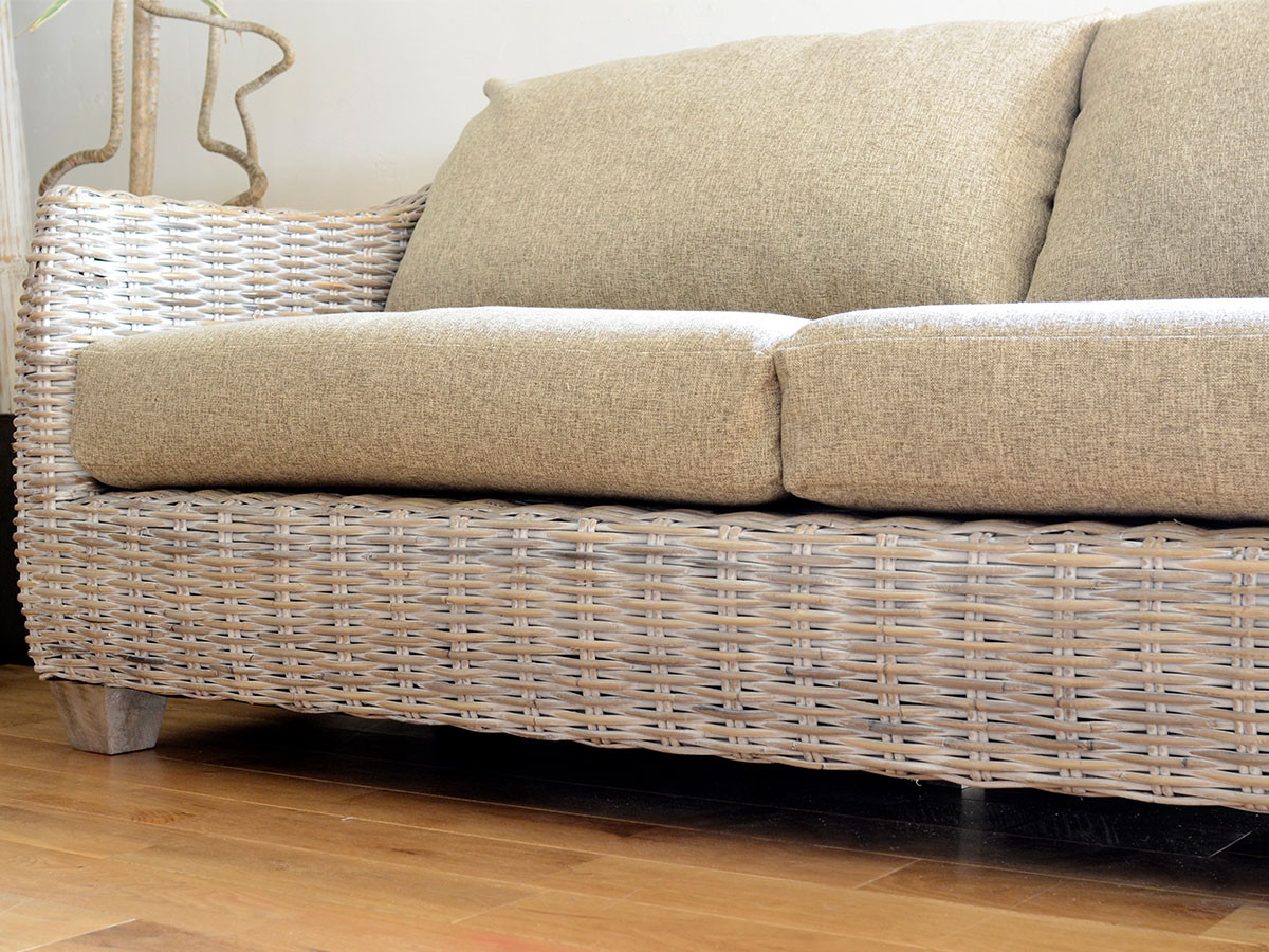 KAJA LaMer Rattan Sofa / カジャ ラメール ラタンソファ 3人掛け