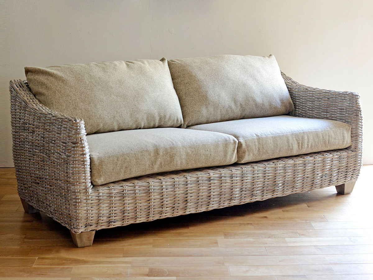 KAJA LaMer Rattan Sofa / カジャ ラメール ラタンソファ 3人掛け（旧