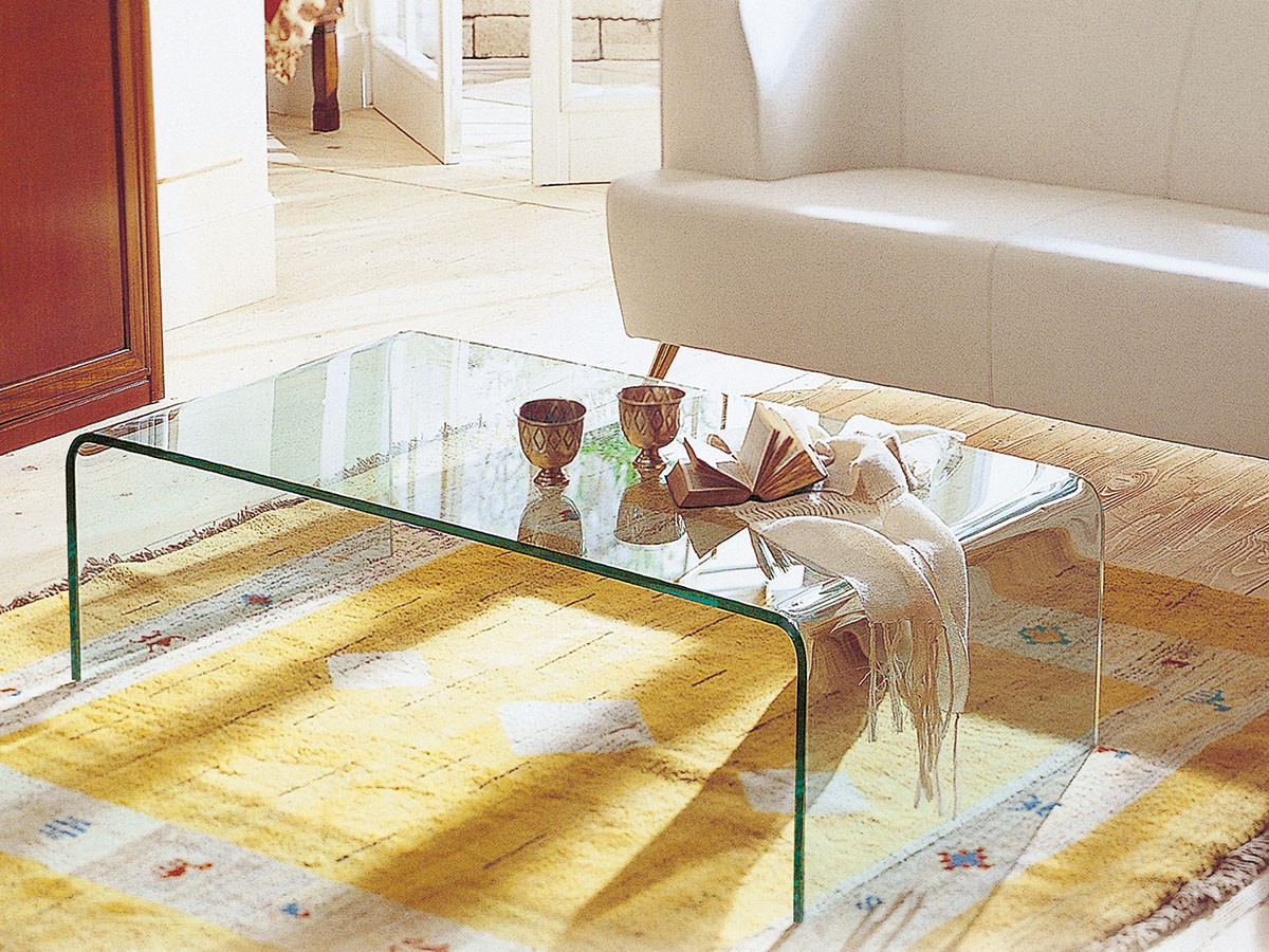 FLYMEe Noir GLASS LIVING TABLE W100 / フライミーノワール ガラス 