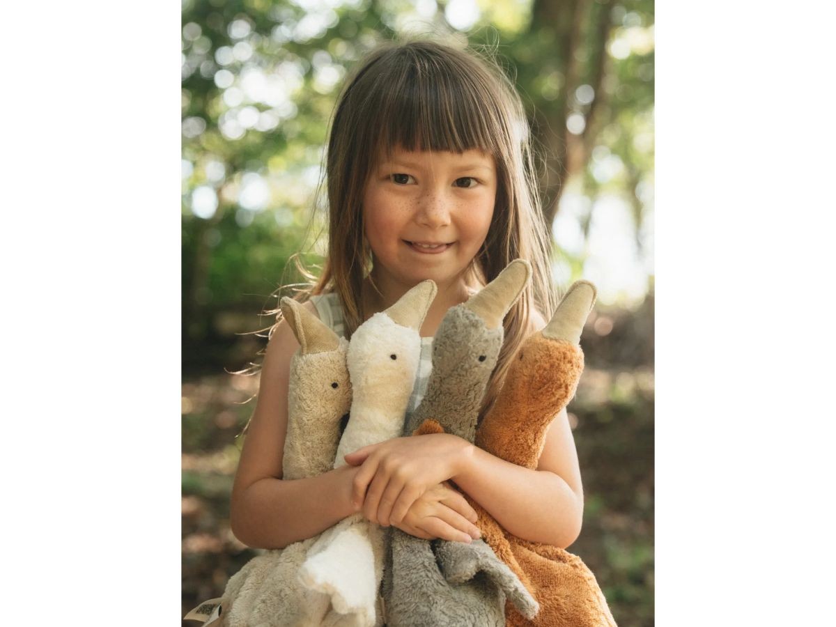SENGER Naturwelt Cuddly Animal Goose / ゼンガーナチュウェルト カドリーアニマル グース S（リネン） （キッズ家具・ベビー用品 > おもちゃ・玩具） 6