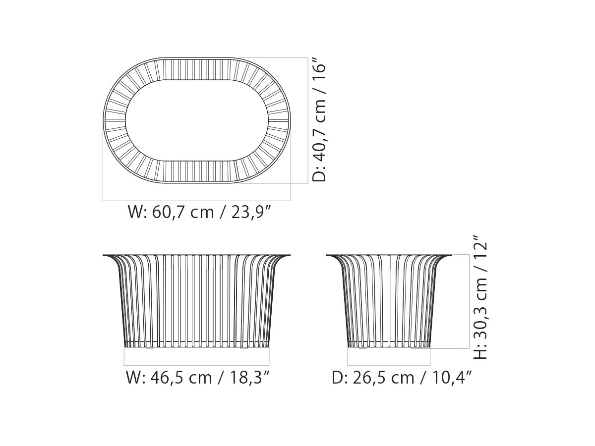 Audo Copenhagen Ribbon Basket / オード コペンハーゲン リボン