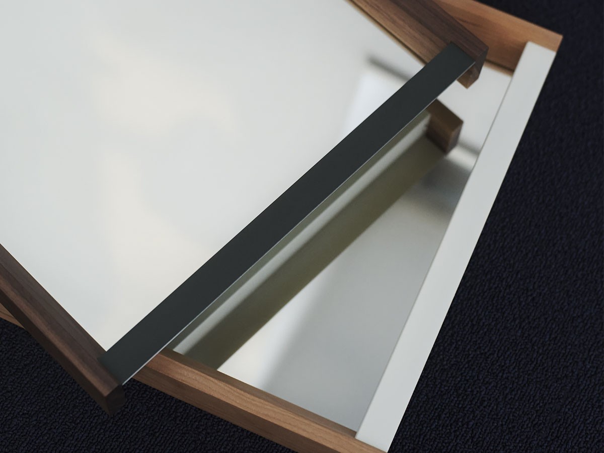 Fulcrum Trim Mirror / フルクラム トリムミラー H50（ウォールナット） （ミラー・ドレッサー > 壁掛けミラー・壁掛け鏡） 9