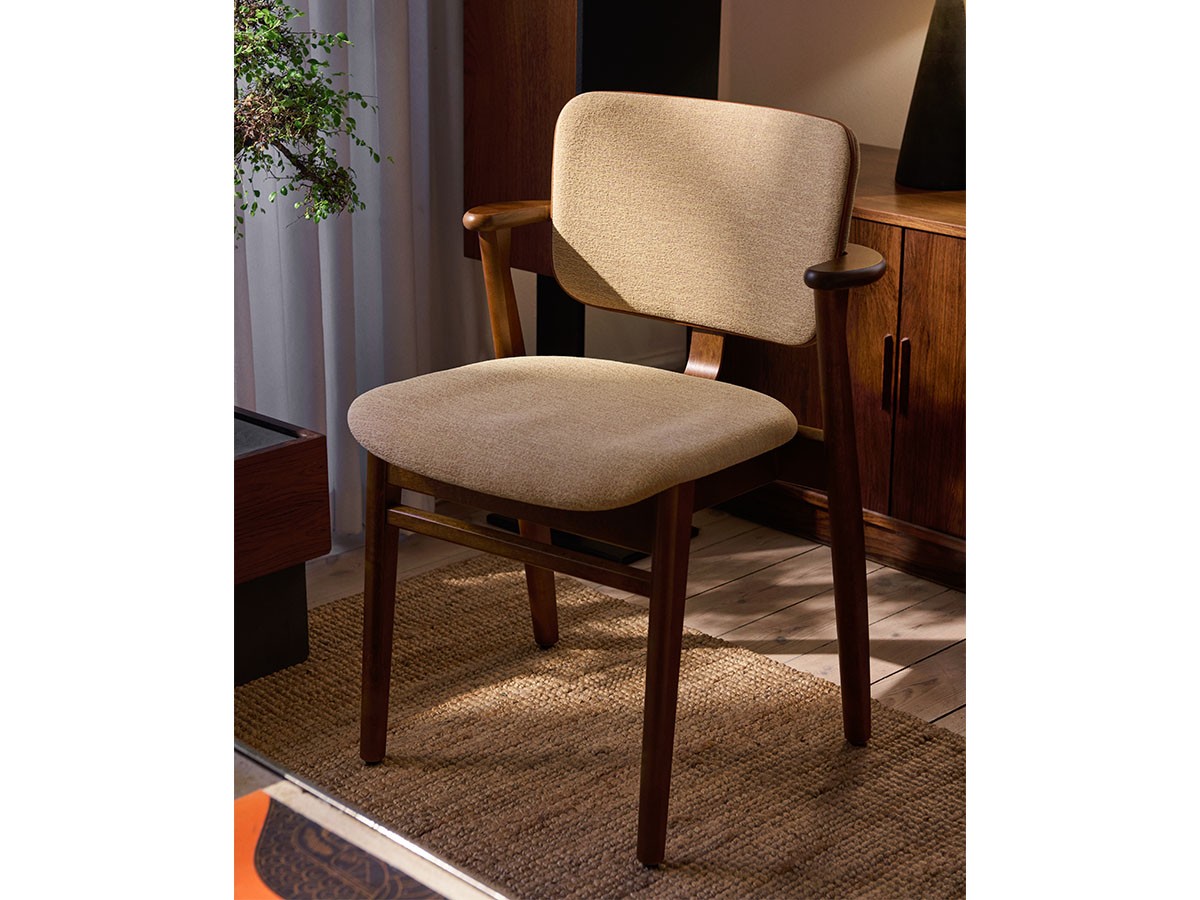 Artek DOMUS CHAIR / アルテック ドムス チェア（背座布張り × カラーパイピング） （チェア・椅子 > ダイニングチェア） 11