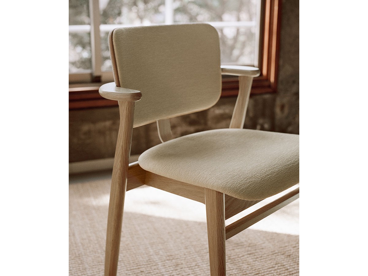 Artek DOMUS CHAIR / アルテック ドムス チェア（背座布張り × カラーパイピング） （チェア・椅子 > ダイニングチェア） 15