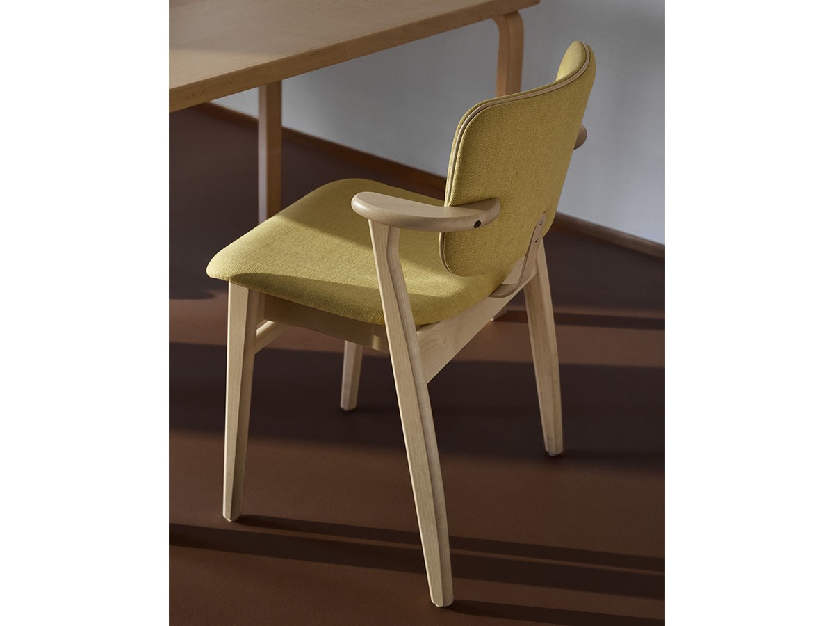 Artek DOMUS CHAIR / アルテック ドムス チェア（背座布張り × カラーパイピング） （チェア・椅子 > ダイニングチェア） 8