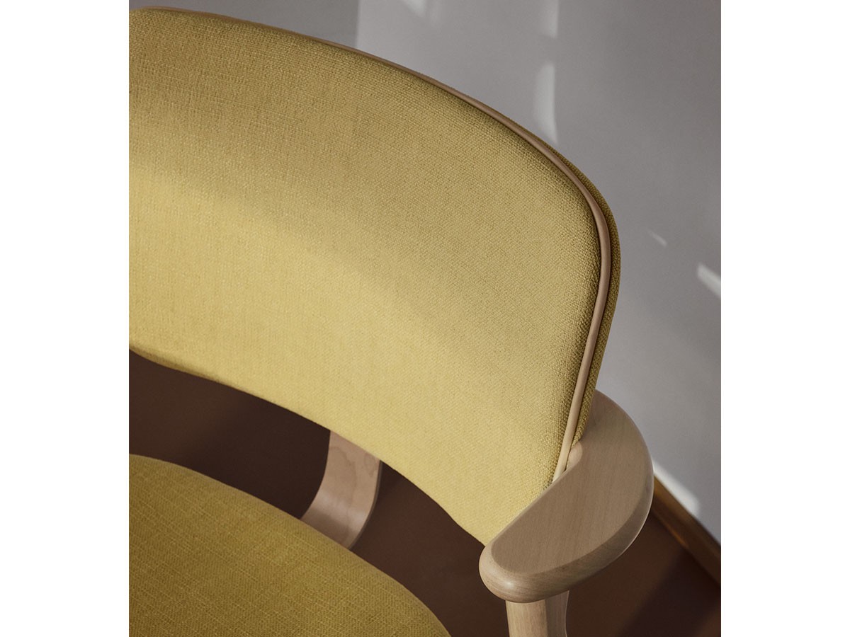 Artek DOMUS CHAIR / アルテック ドムス チェア（背座布張り × カラーパイピング） （チェア・椅子 > ダイニングチェア） 9