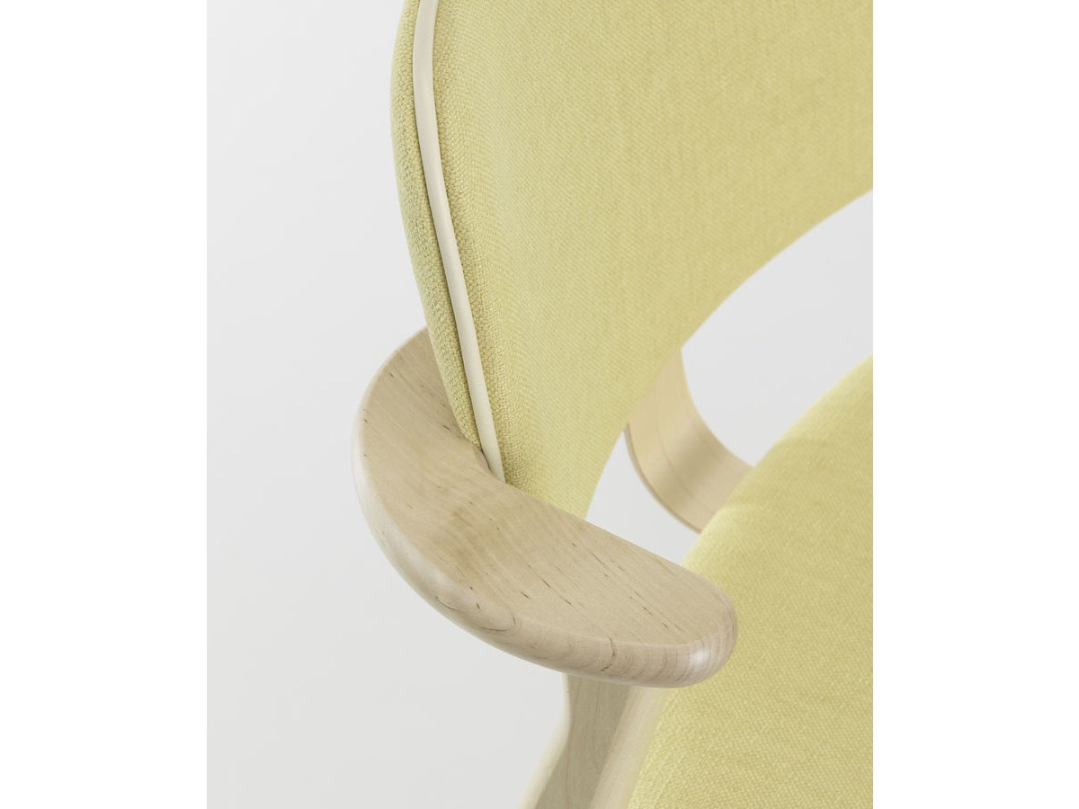 Artek DOMUS CHAIR / アルテック ドムス チェア（背座布張り × カラーパイピング） （チェア・椅子 > ダイニングチェア） 18