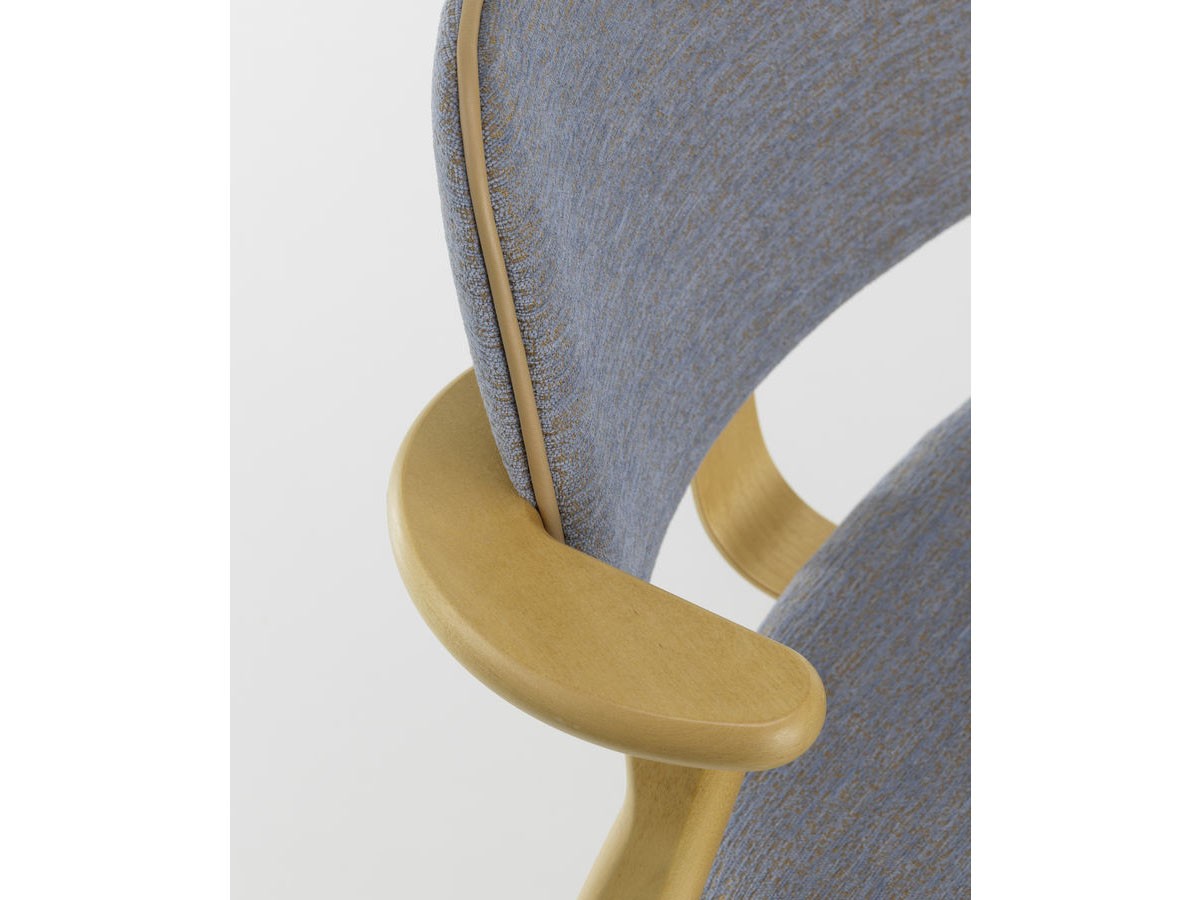 Artek DOMUS CHAIR / アルテック ドムス チェア（背座布張り × カラーパイピング） （チェア・椅子 > ダイニングチェア） 22