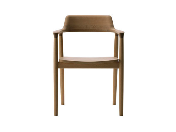 HIROSHIMA Arm Chair / ヒロシマ アームチェア 板座（オーク） （チェア・椅子 > ダイニングチェア） 2